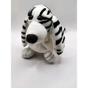 Vintage Applause Hush Puppies Basset Hound Zebra‎ Plush